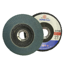 SHARPNESS Zirconium T27/T29 Fiberglass Backed Abrasive Sanding Flap Disc 4.5'' Grit 36/40/60/80/100/120 for Meta